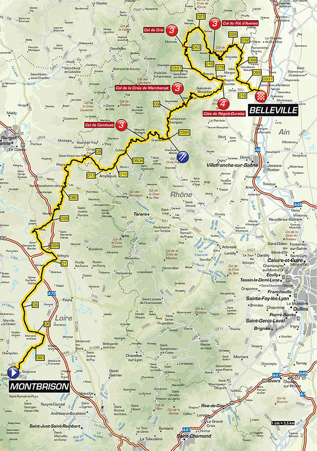 Dauphine stage 2 map